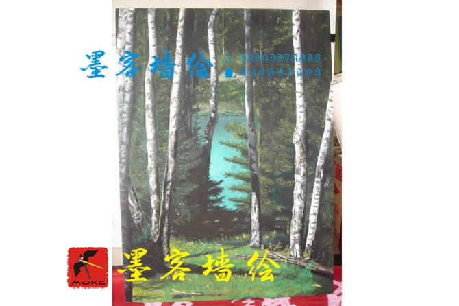 MK_QH027油畫書法